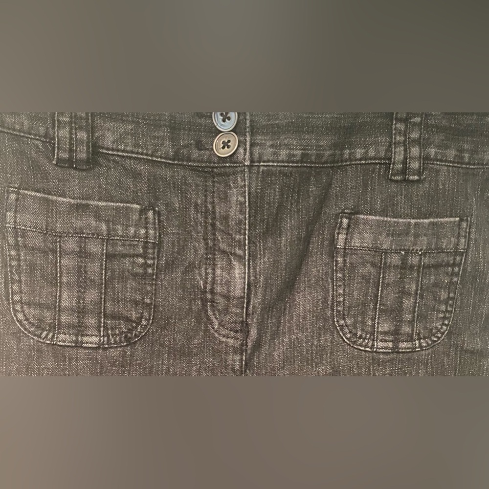 Ann Taylor LOFT Dark Blue Wash Denim Mid-Rise Jeans w/ Front Watch Pockets (8L)